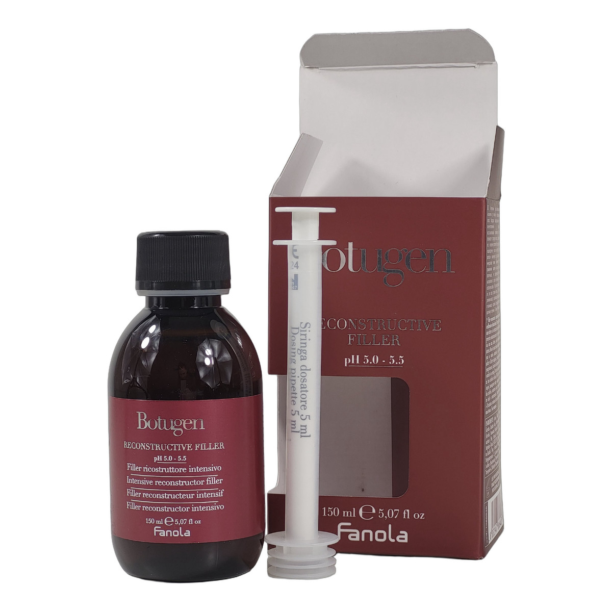 Fanola Botugen Hair Ritual Intensive Reconstructor Filler Rekonstruujący Fluid Do Włosów Łamliwych i Zniszczonych 150ml