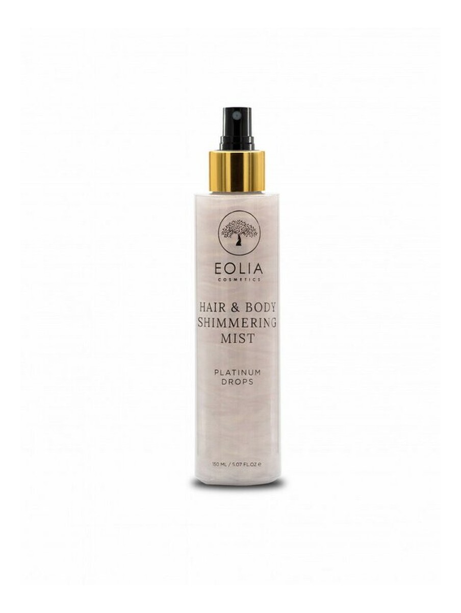 Spray do ciała i włosów z platynowym brokatem Gold Orchid