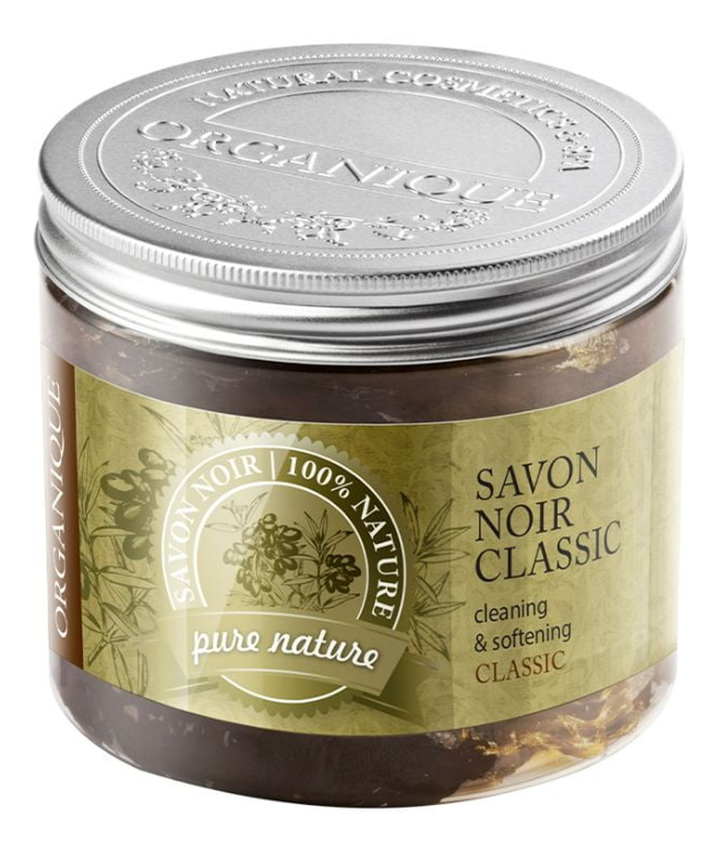 Naturalne Czarne mydło Savon Noir