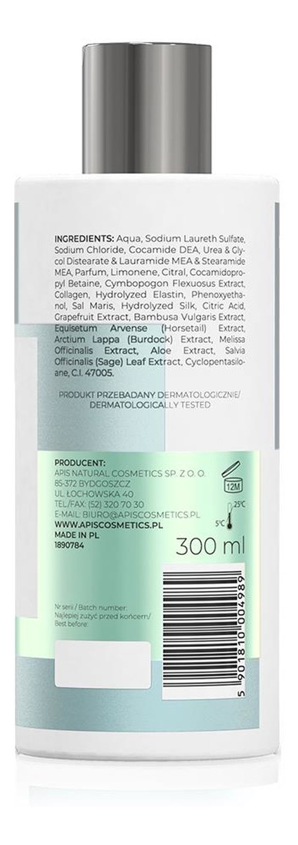 Szampon z minerałami z Morza Martwego i Trawą cytrynową