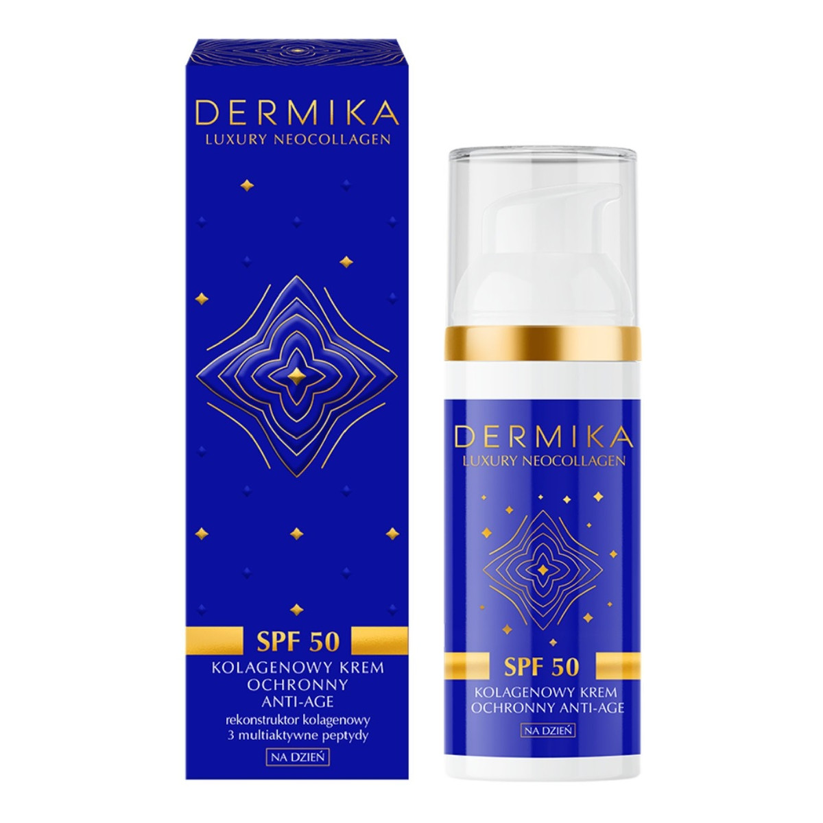 Dermika Luxury Neocollagen kolagenowy Krem ochronny anti-age spf50 50ml