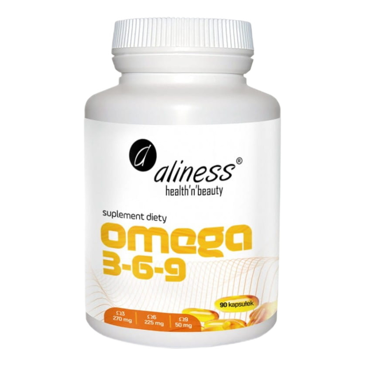 Aliness Omega 3-6-9 270/225/50mg suplement diety 90 kapsułek