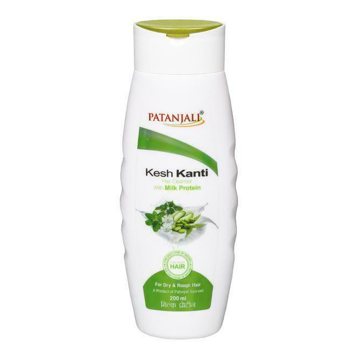 Patanjali Ajuwerdyjski szampon z proteinami mlecznymi odżywczo-nawilżający 200ml