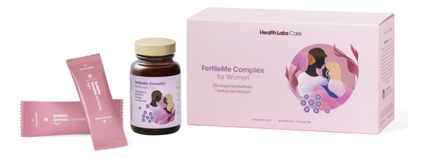 Fertileme complex for women suplement diety dla wsparcia płodności i funkcji rozrodczych dla kobiet 30 kapsułek + 30 saszetek