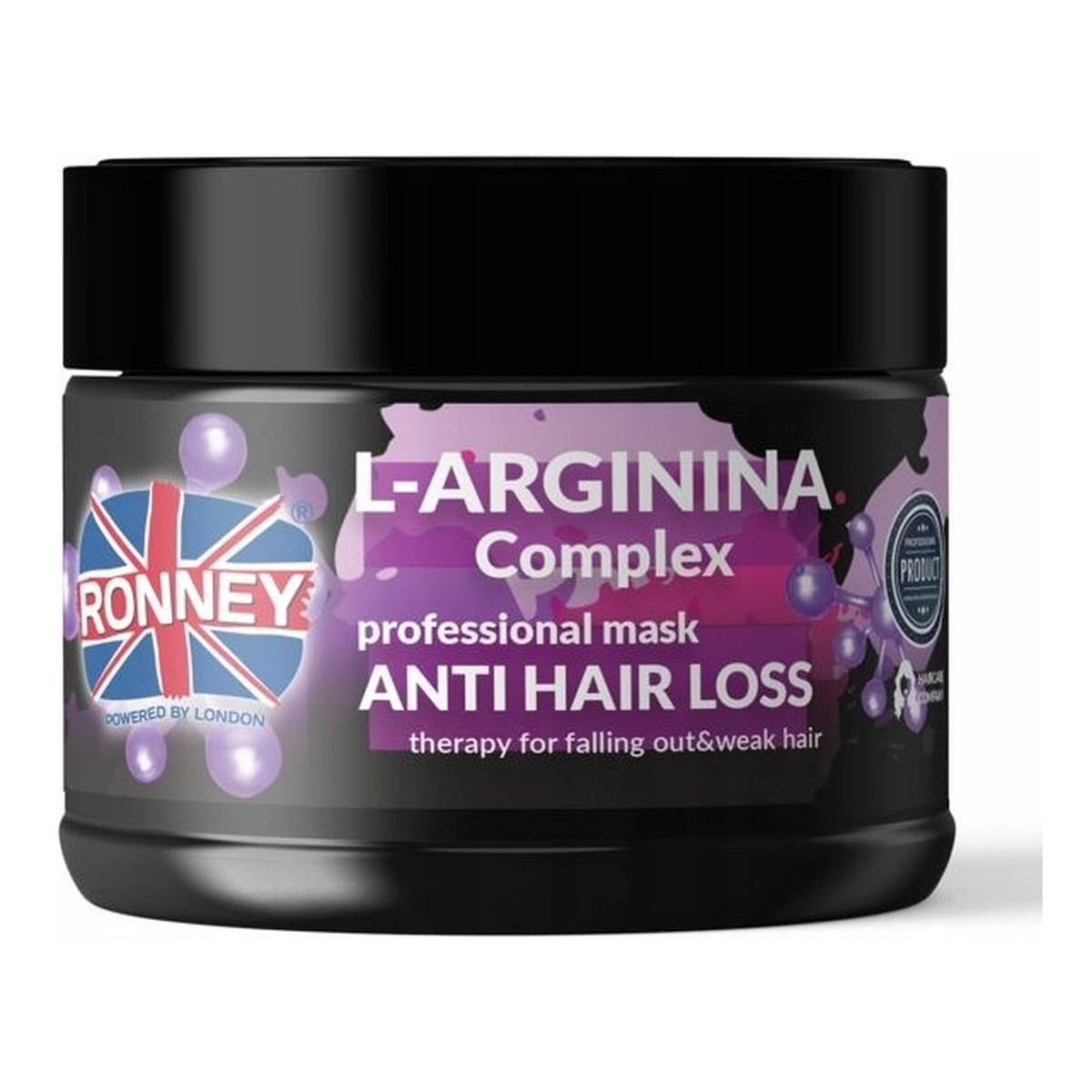 Ronney L-Arginina Complex Professional Mask Anti Hair Loss Therapy For Falling Out & Thin Hair maska przeciw wypadaniu włosów z L-argininą 300ml
