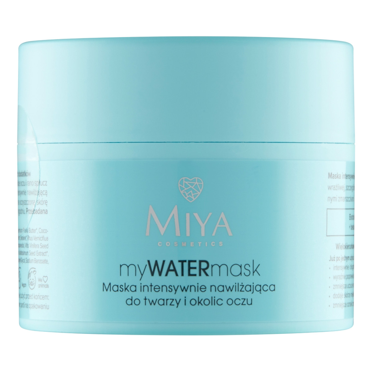 Miya myWATERmask maska intensywnie nawilżająca do twarzy i okolic oczu 50ml