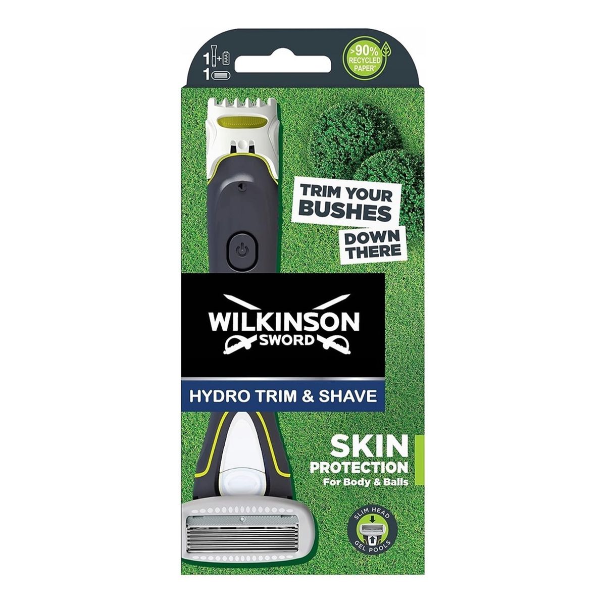 Wilkinson Hydro trim shave maszynka do golenia i trymer 1szt.
