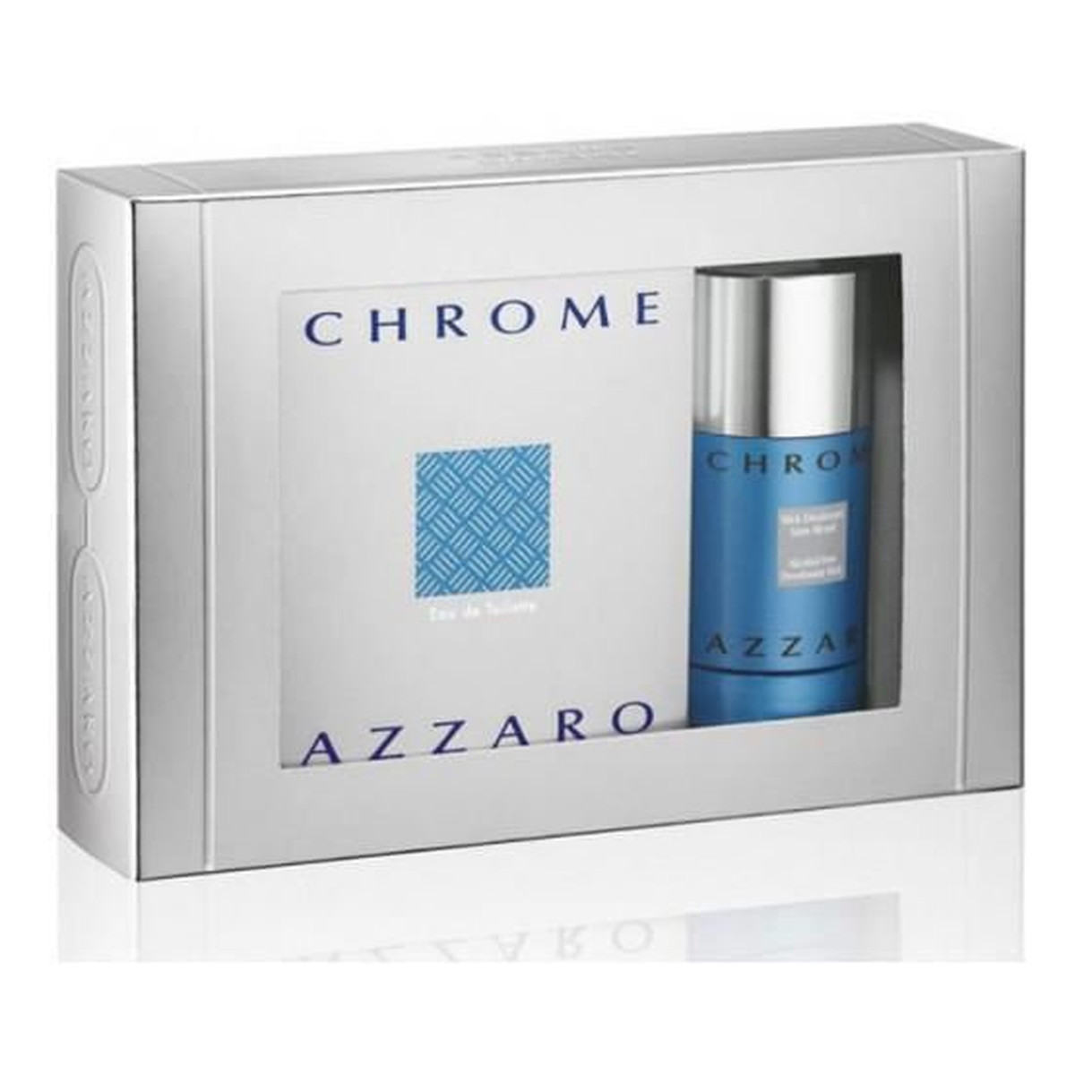 Azzaro Chrome Zestaw woda toaletowa spray + dezodorant w sztyfcie