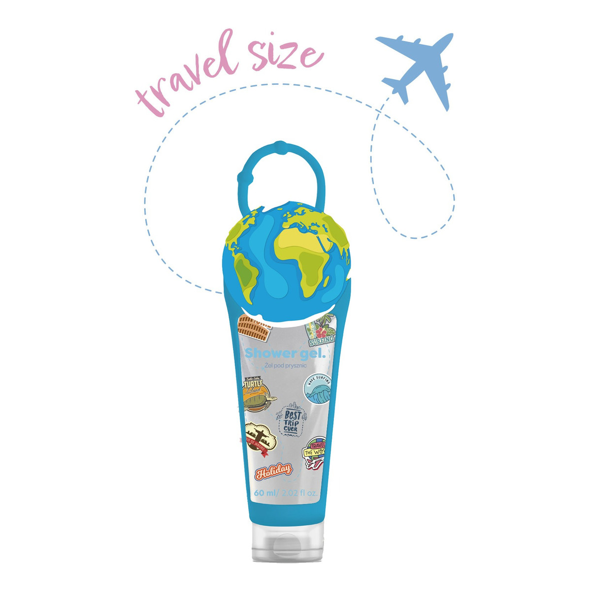 Hiskin Żel pod prysznic Globus Travel Size 60ml