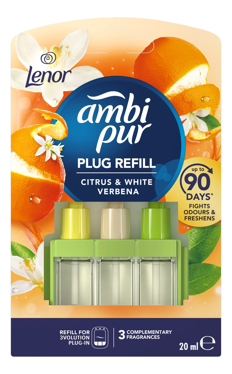 Wkład do Elektrycznego Odświeżacza Powietrza Citrus & White Verbena