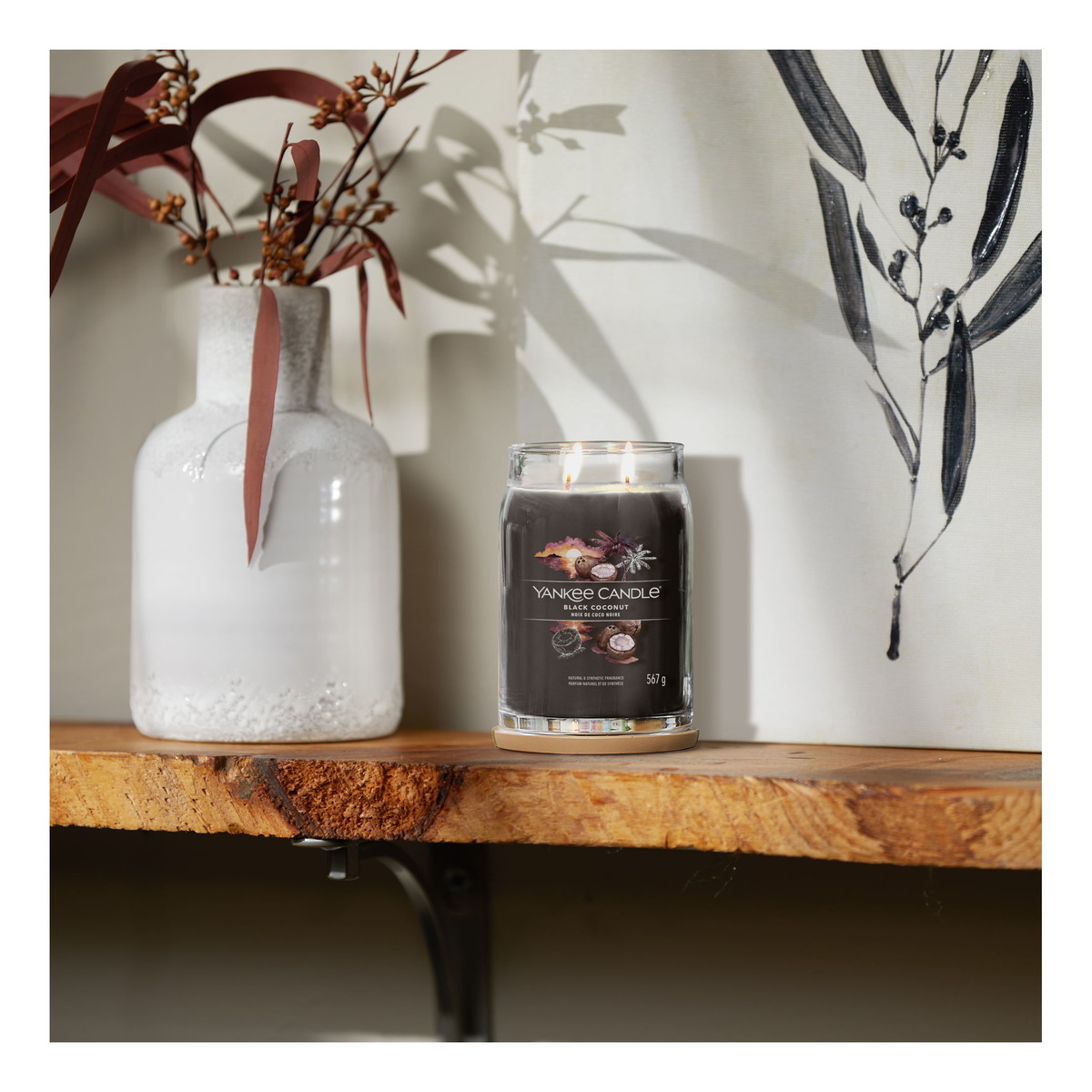 Yankee Candle Świeca Zapachowa Black Coconut 576g