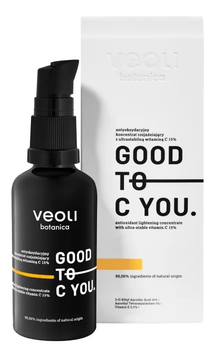 Good to c you antyoksydacyjny koncentrat rozjaśniający z ultrastabilną witaminą c 15%