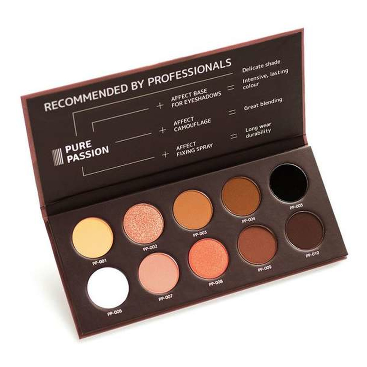 Affect Paleta Cieni Prasowanych 10x2g 20g