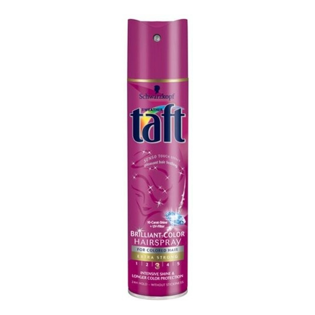 Taft Extra Strong Brilliant Color Lakier Do Włosów 250ml