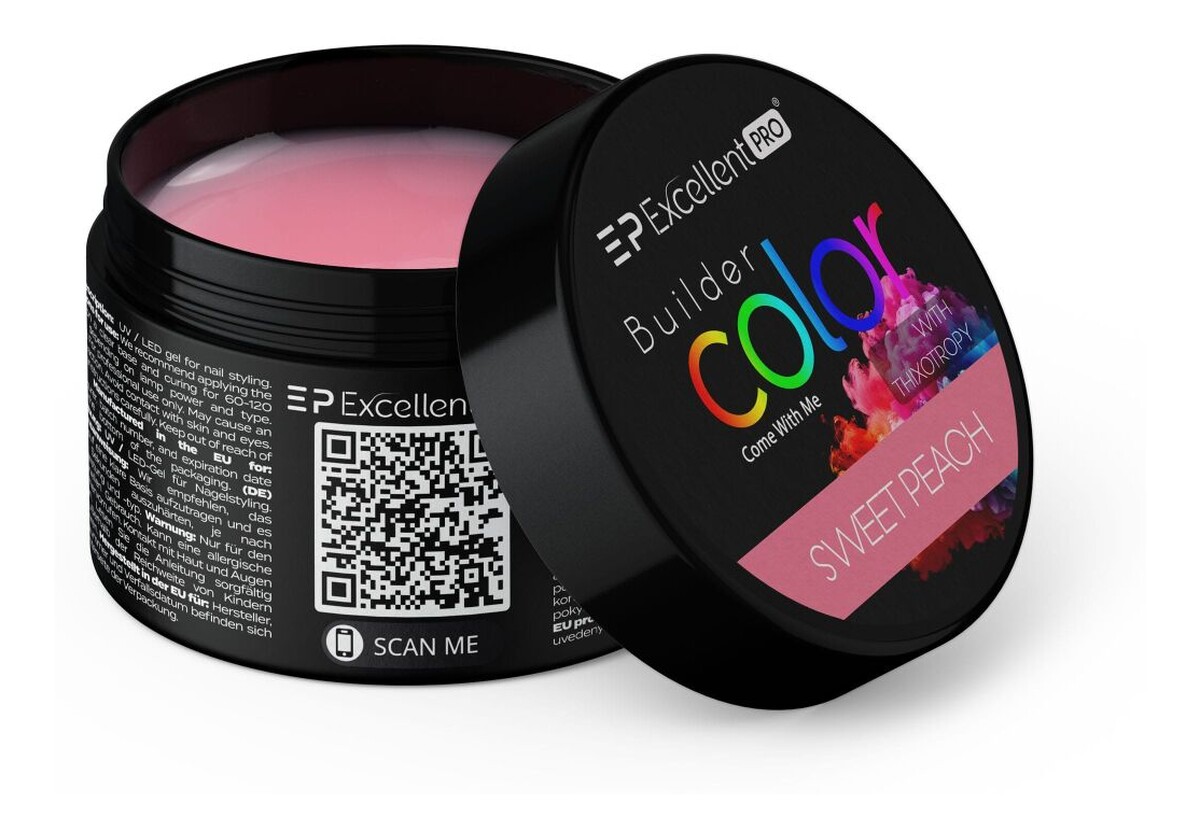 Żel budujący sweet peach