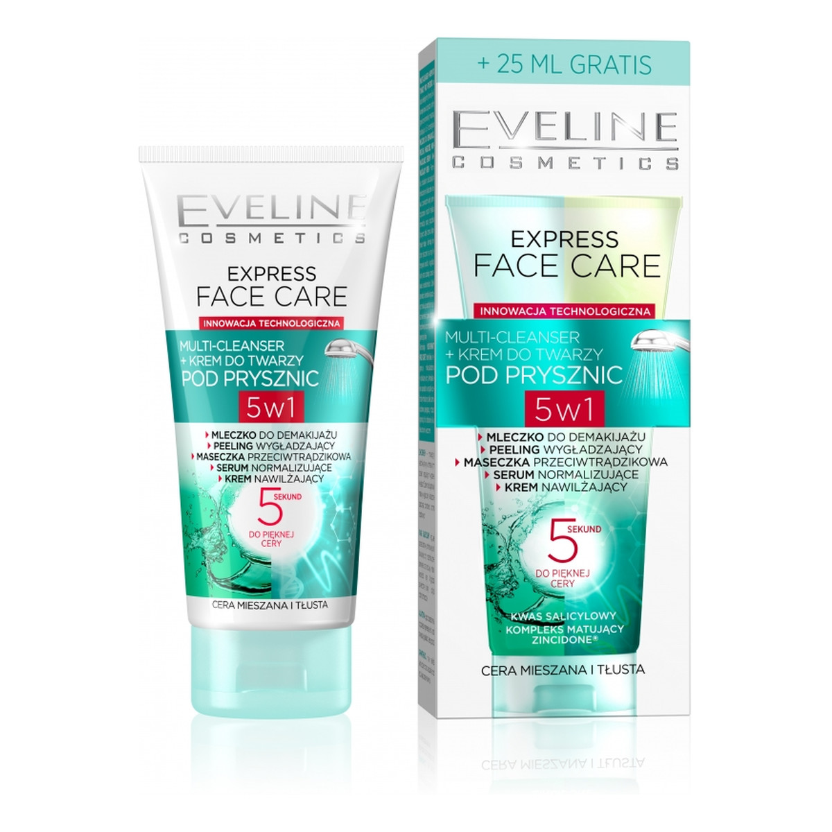 Eveline Express Face Care Krem Do Twarzy Pod Prysznic 5w1 100ml
