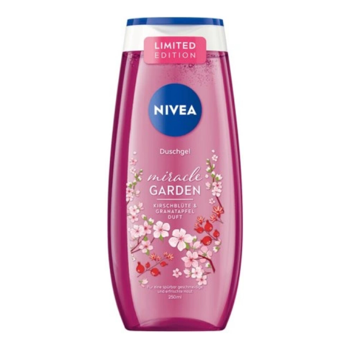 Nivea Miracle Garden Cherry Blossom & Pomegranate Żel pod prysznic 250ml