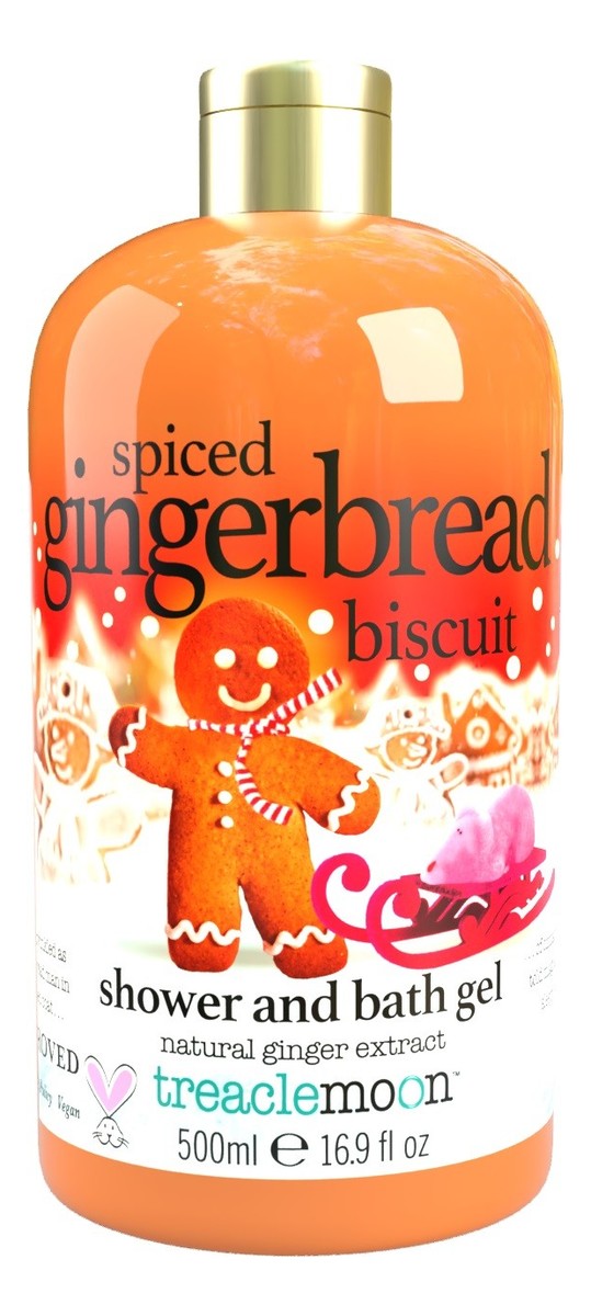 Spiced Gingerbread Biscuit pierniczkowy żel pod prysznic i płyn do kąpieli