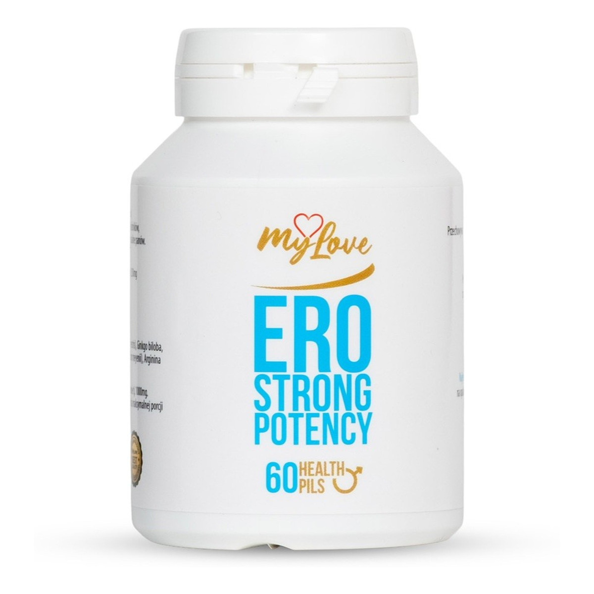 MyLove Ero Strong Potency suplement diety dla mężczyzn wspierający energię i dobre samopoczucie 60 kapsułek