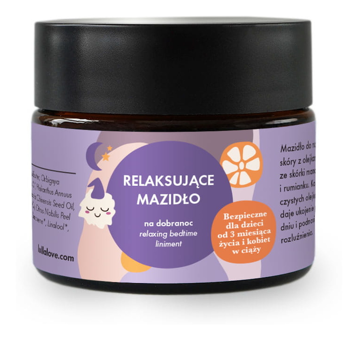 Relaksujące mazidło na dobranoc