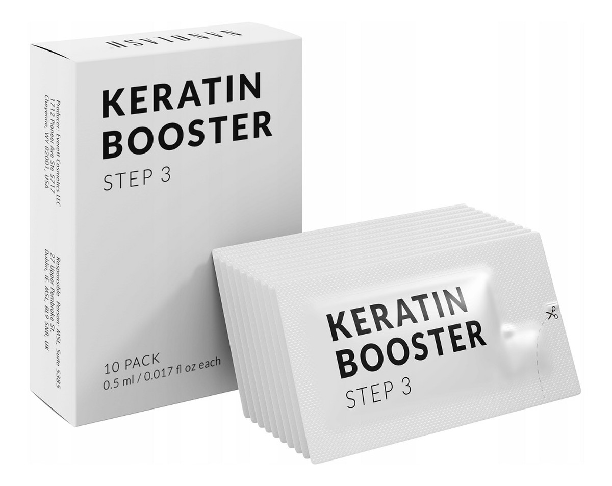 Step 3 keratin booster keratynowa odżywka do liftingu i laminacji rzęs 10 saszetek