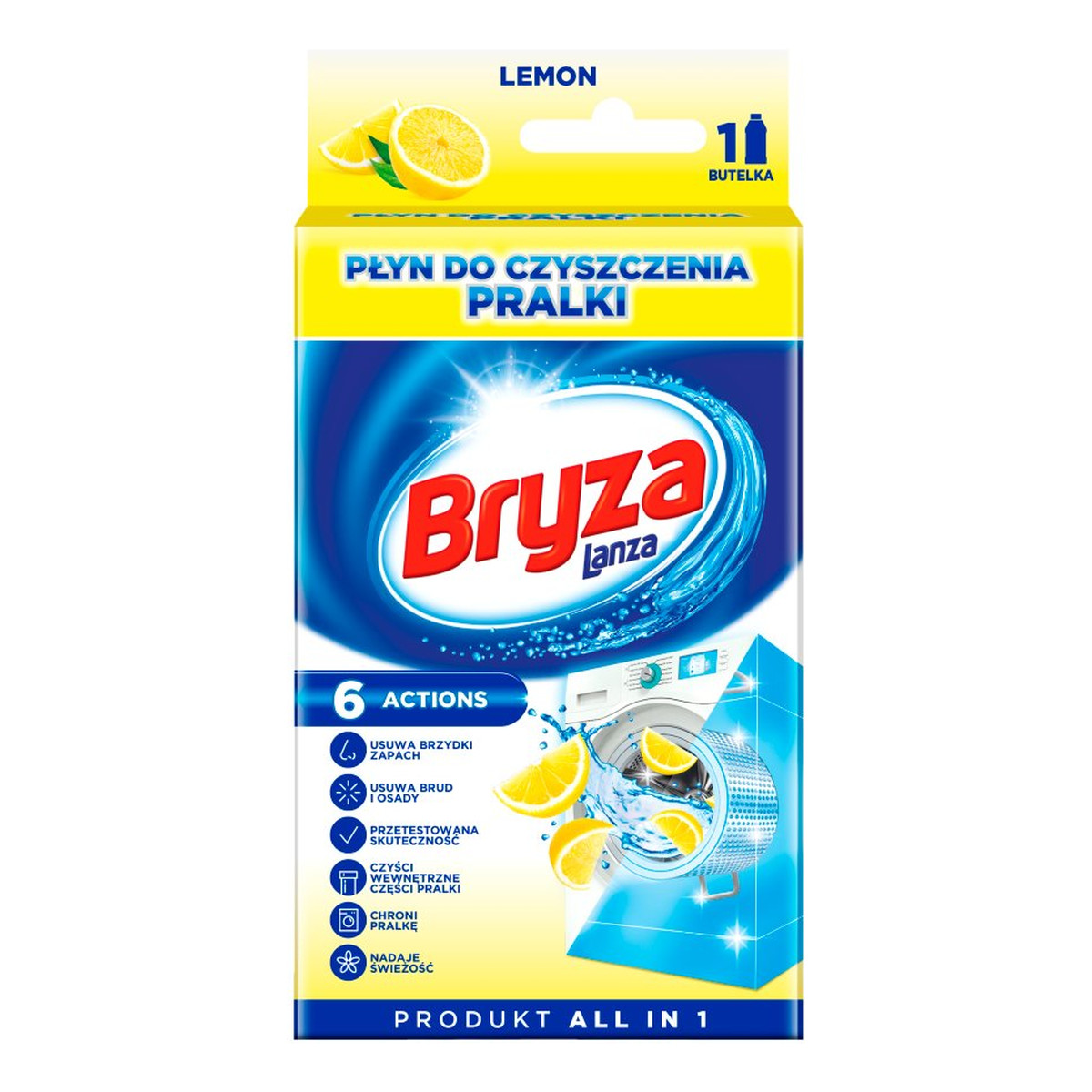 Bryza Lanza płyn do czyszczenia pralki lemon 250ml