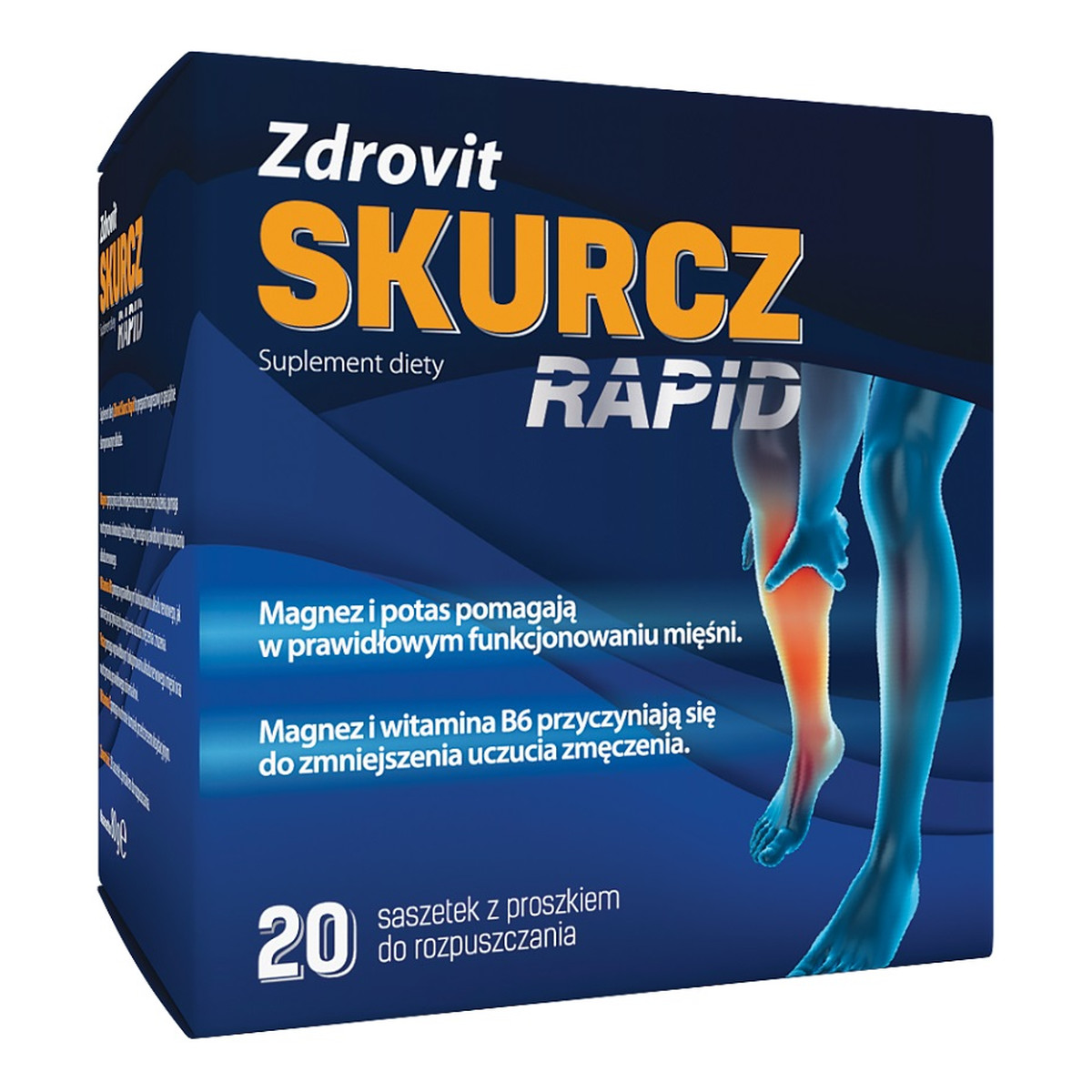 Zdrovit Skurcz Rapid suplement diety 20 saszetek