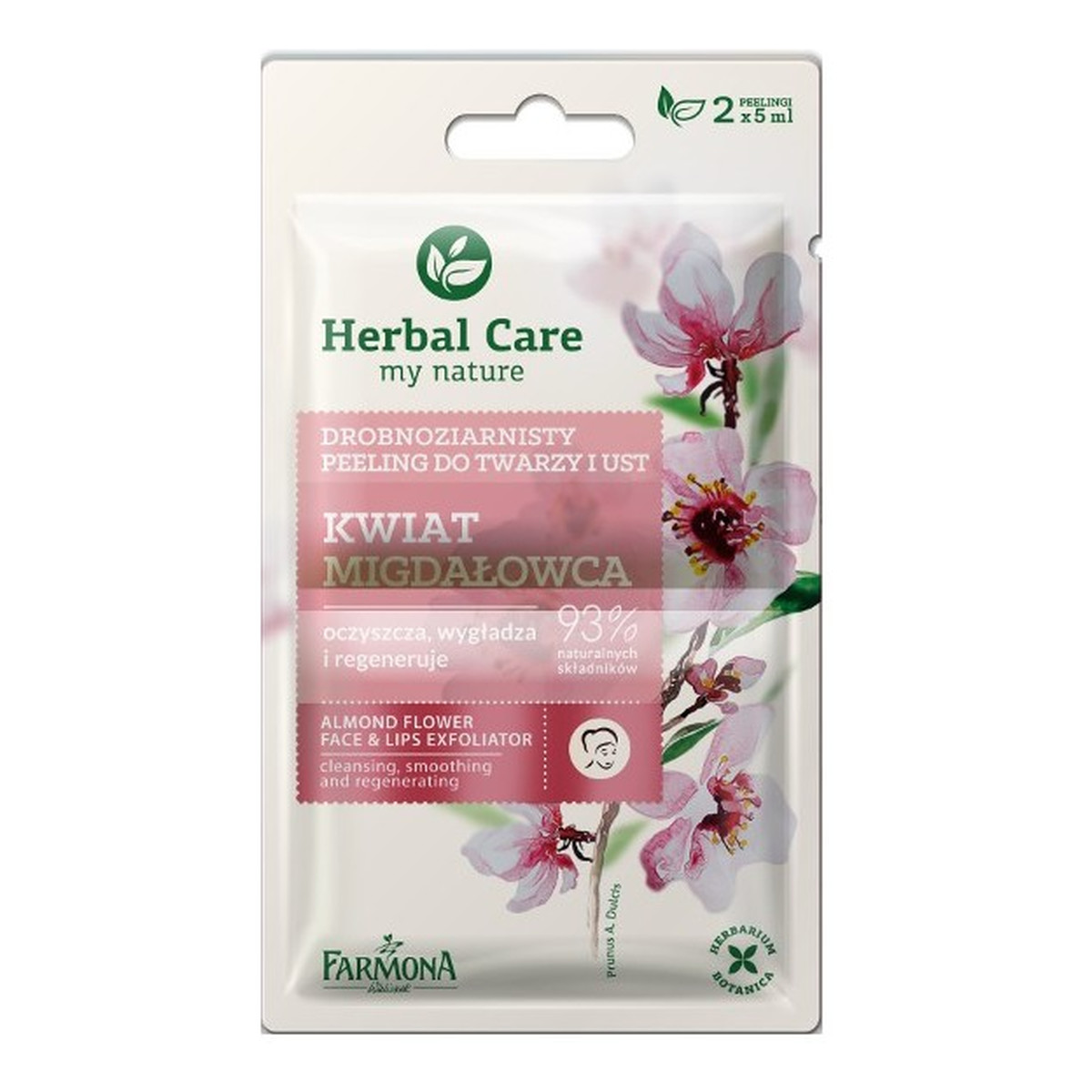 Farmona Herbal Care Peeling drobnoziarnisty Kwiat Migdałowca saszetka