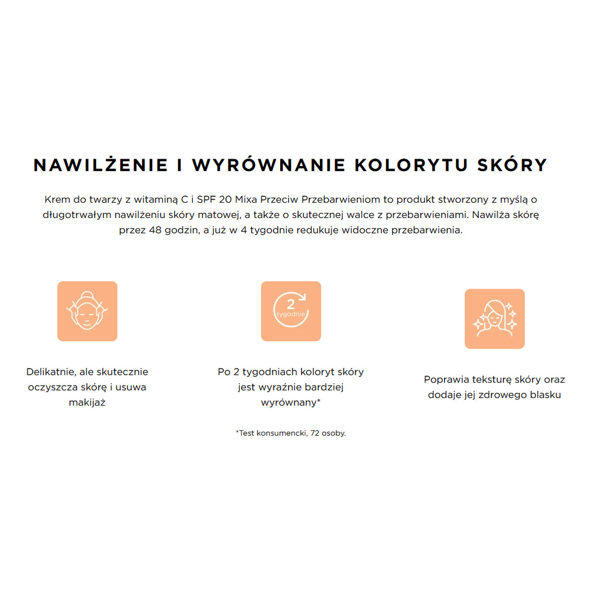 Mixa Lab Krem do twarzy przeciw przebarwieniom witamina c + niacynamid 50ml