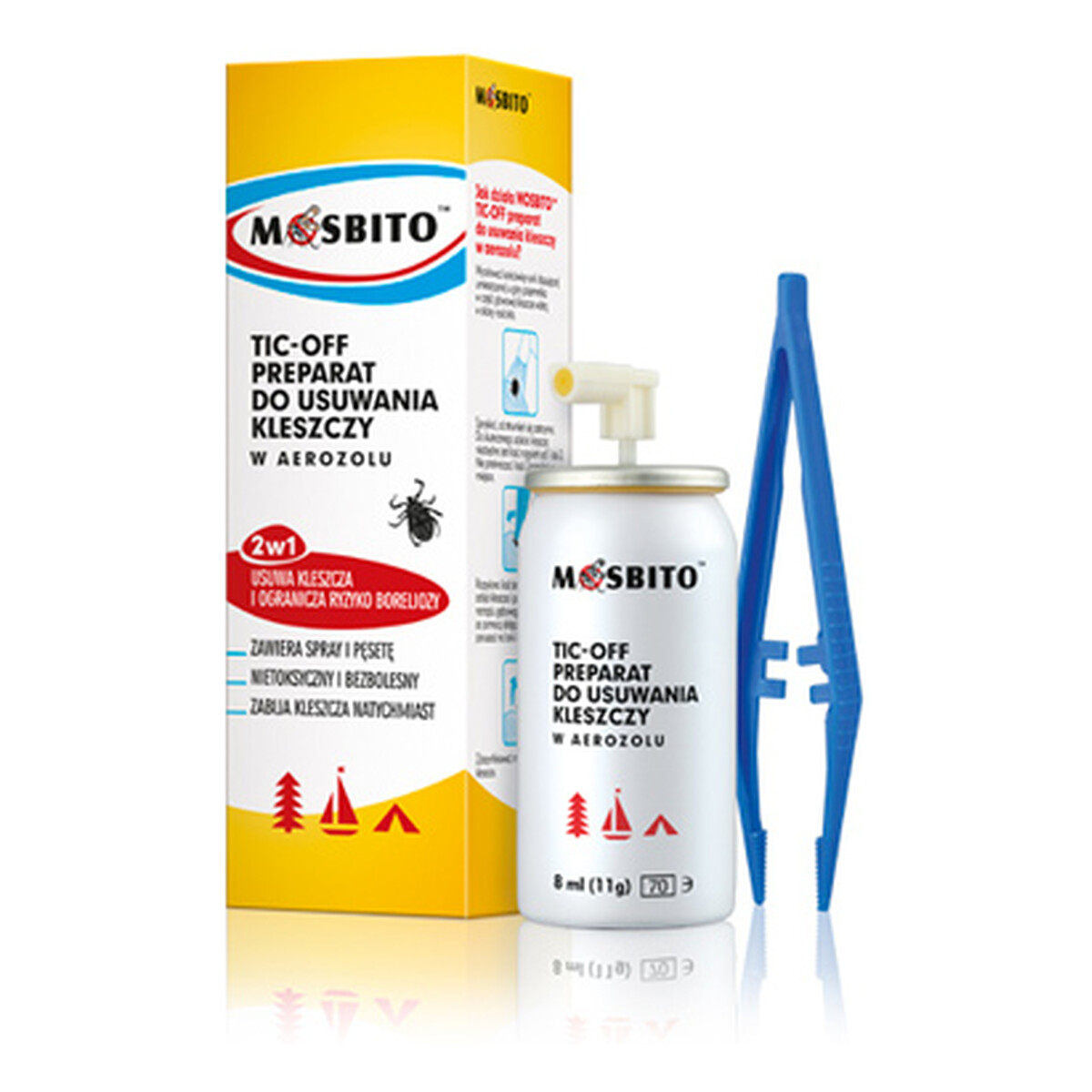 Mosbito Tic-Off Preparat Do Usuwania Kleszczy 2 w 1 8ml
