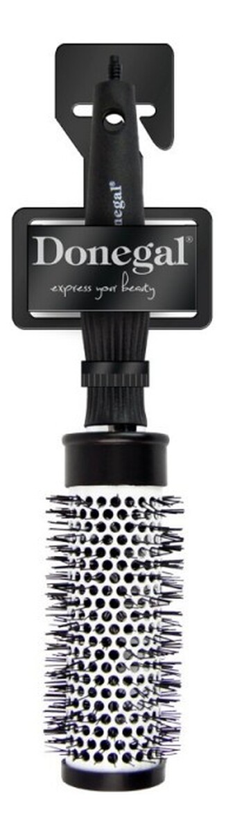 SZCZOTKO-LOKÓWKA do włosów ceramiczna czarna 36mm (1280) 1szt