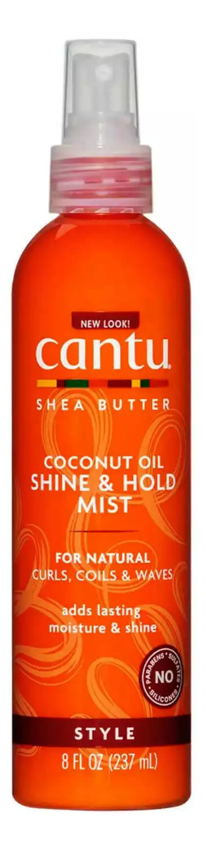 Natural Coconut Oil Shine & Hold Mist - mgiełka do włosów kręconych