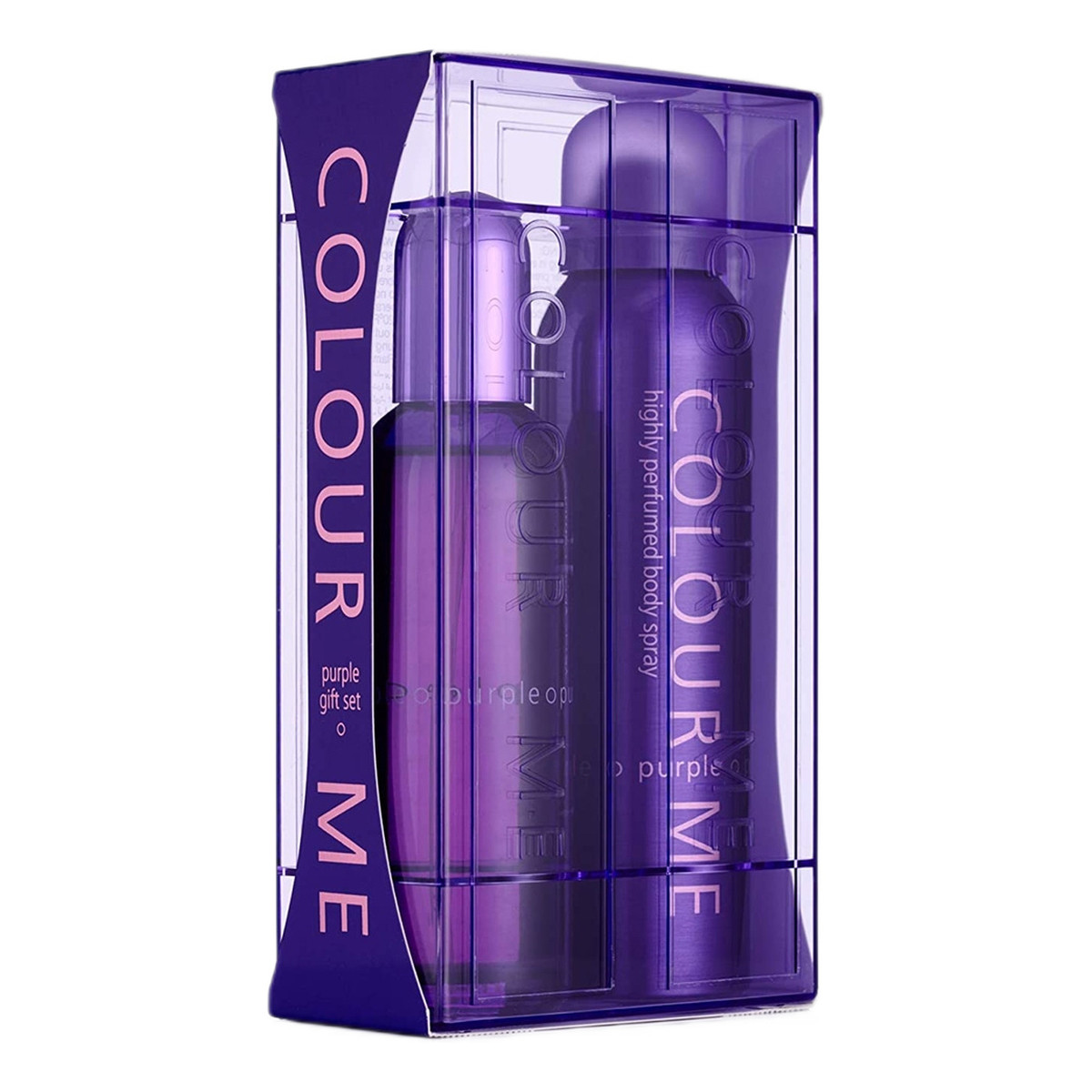 Milton Lloyd Colour Me Purple Zestaw woda perfumowana spray 100ml + perfumowany spray do ciała 150ml
