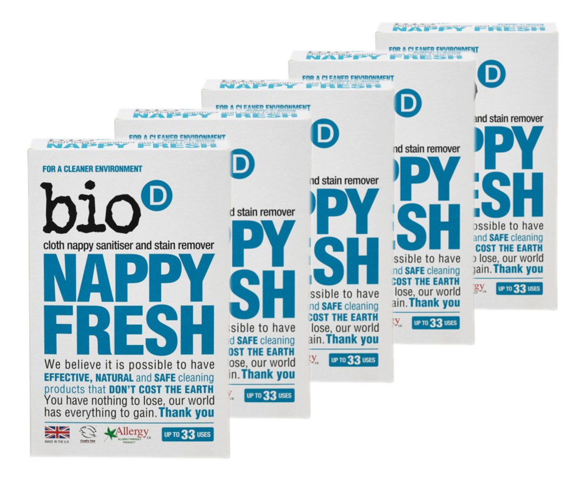 Dodatek antybakteryjny do proszku do prania pieluch 5x500g