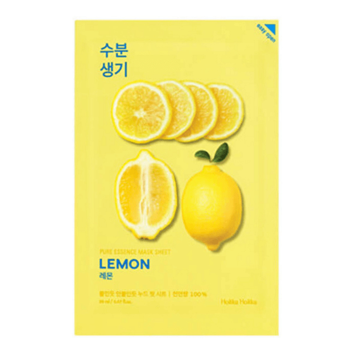 Holika Holika Pure Essence Mask Sheet Lemon maseczka z ekstraktem z cytryny oczyszczająca 1 sztuka 20ml