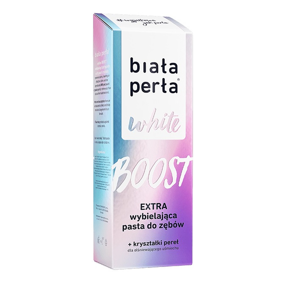 Biała Perła White boost extra wybielająca pasta do zębów 75ml