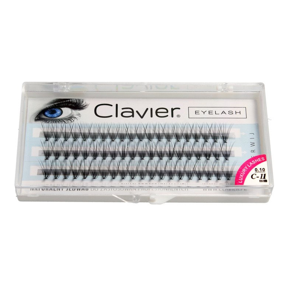 Clavier Eyelash kępki rzęs 11mm