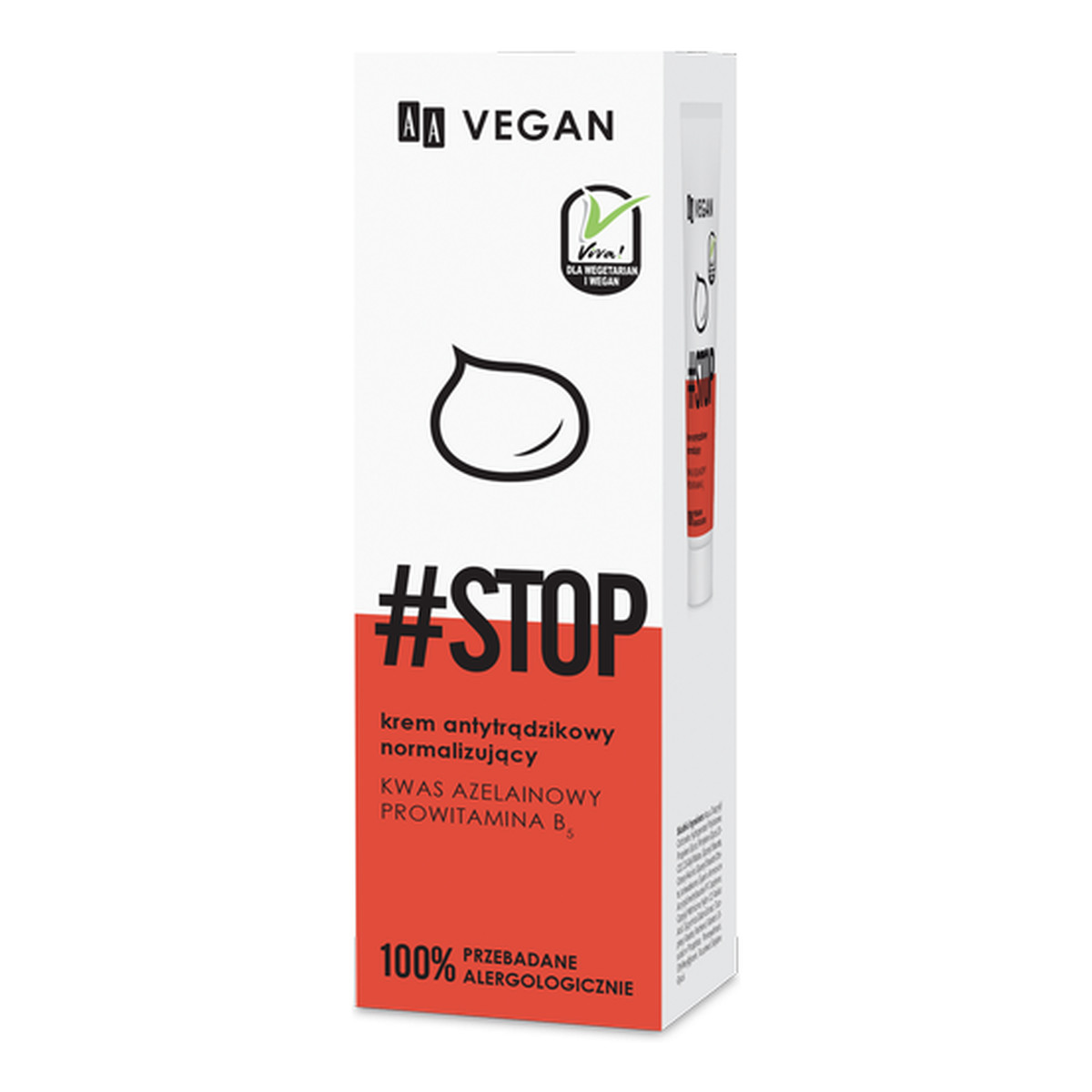 AA Vegan #Stop normalizujący krem antytrądzikowy 40ml