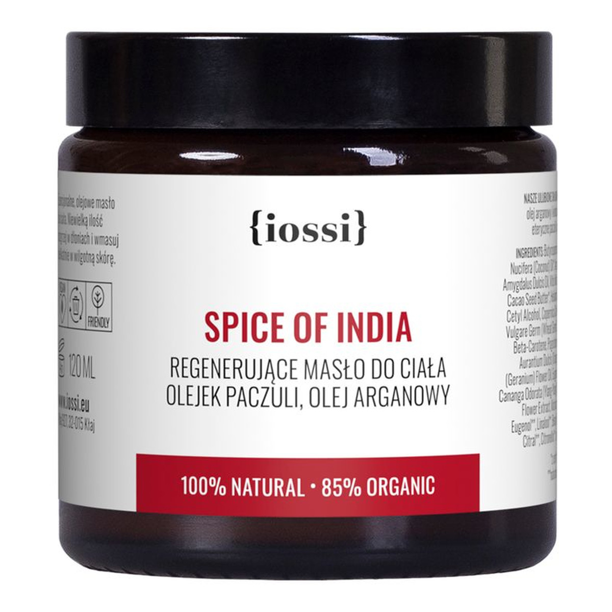 Iossi Spice Of India Regenerujące Masło Do Ciała Paczuli i Olej Arganowy 120ml