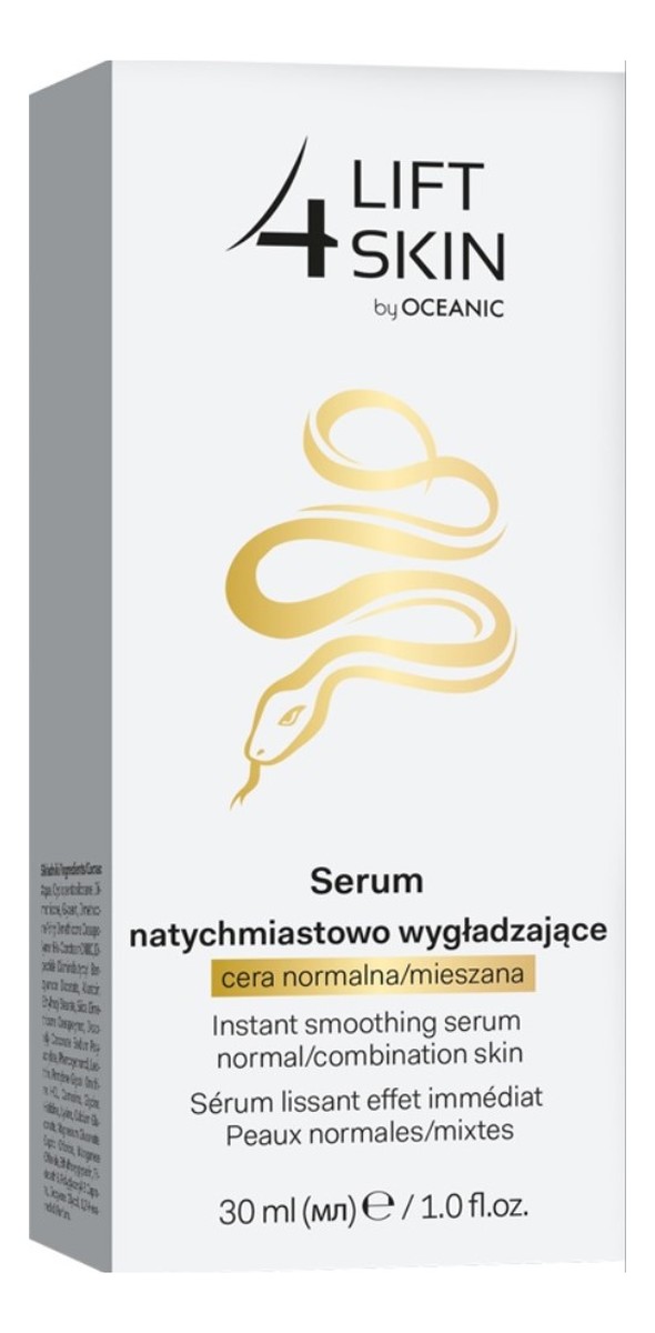 Serum natychmiastowo wygładzające - cera normalna i mieszana