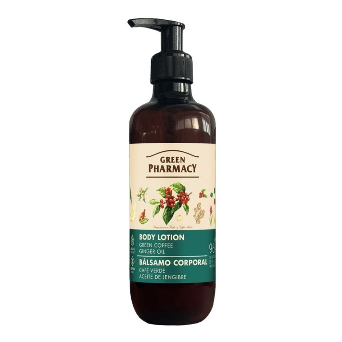Green Pharmacy Multi Balsam do ciała zielona kawa i olejek imbirowy 400 ml 400ml