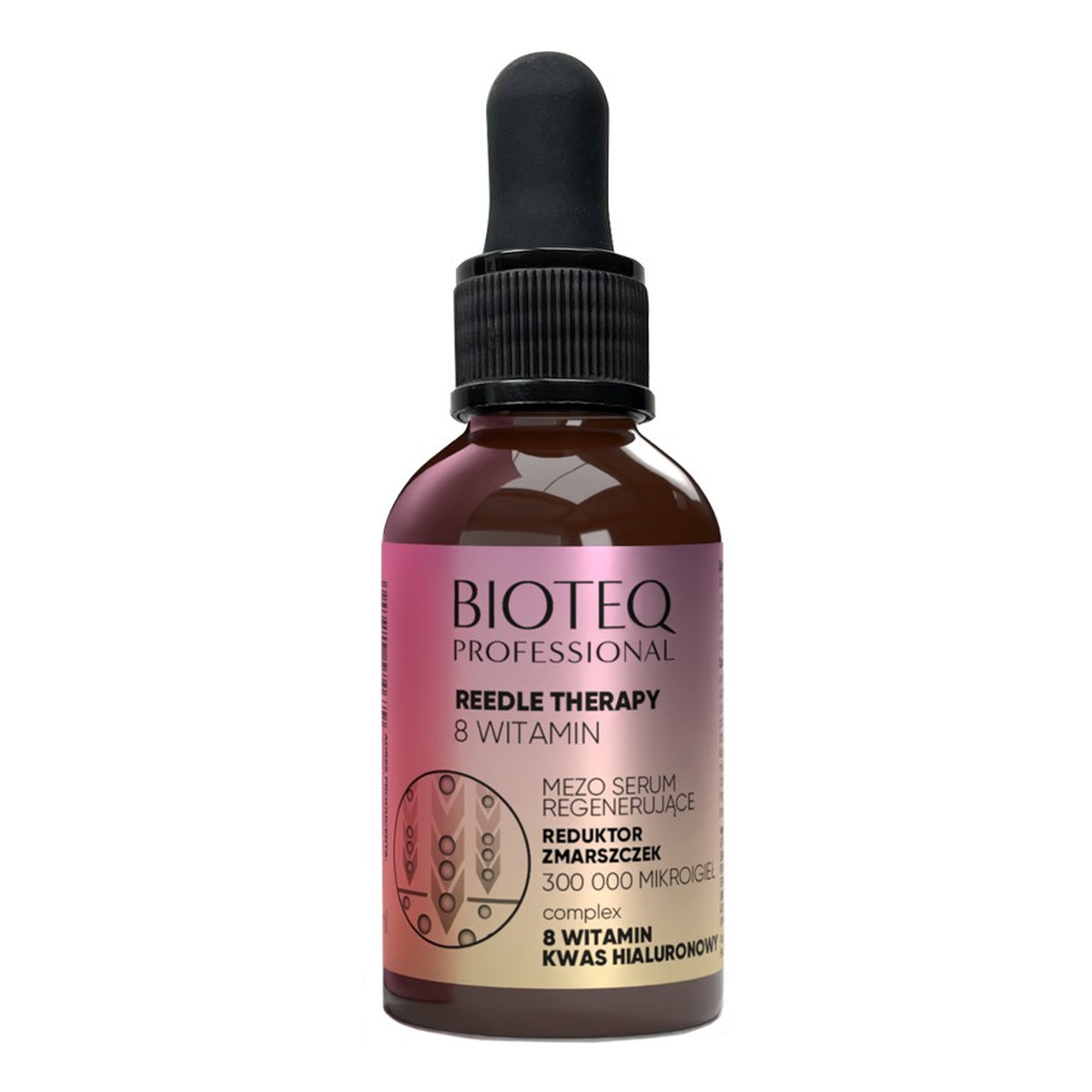 Bioteq Professional Reedle Therapy 8 Witamin Mezo serum regenerujące 300 000 mikroigieł 30ml