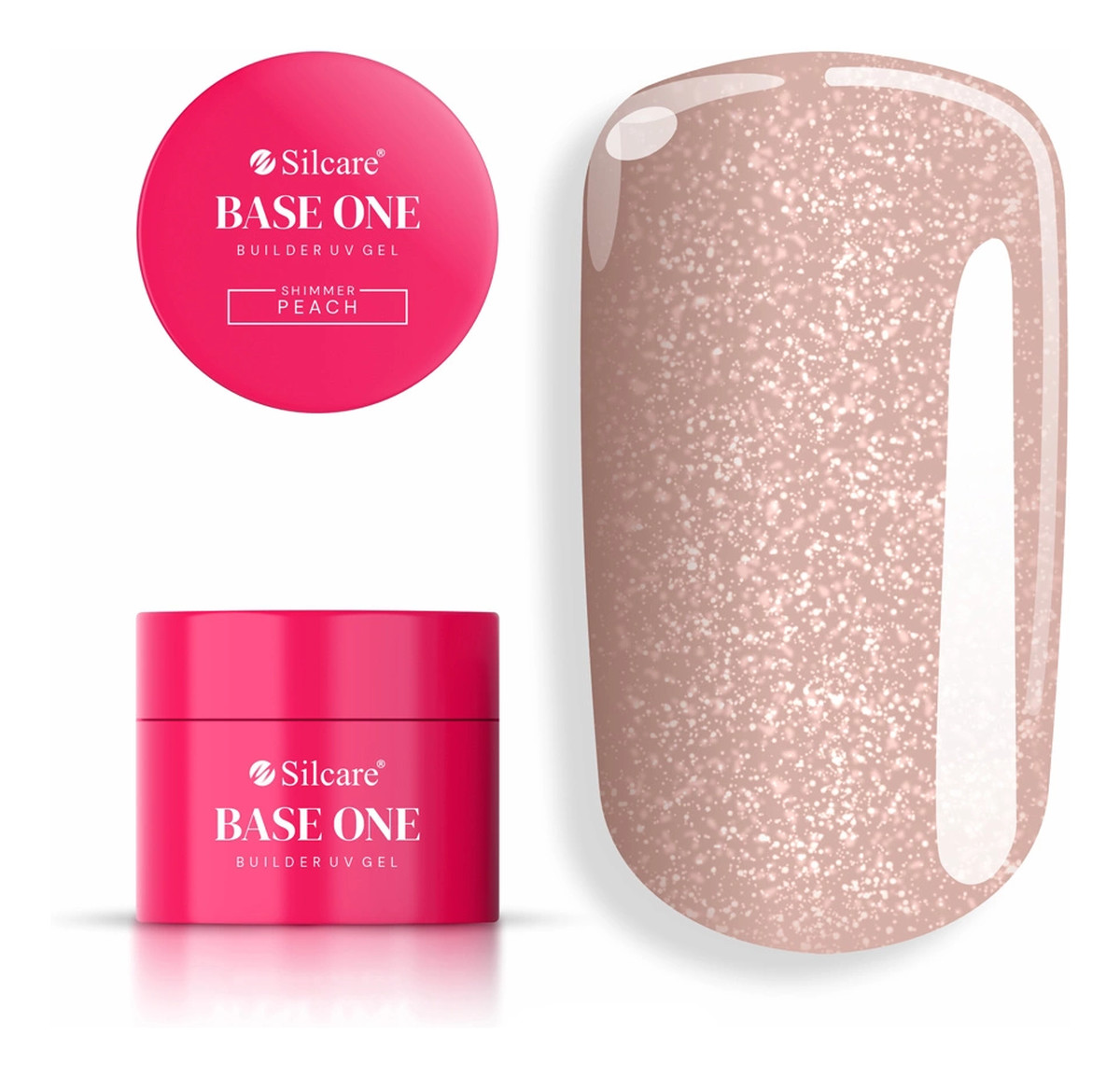 Żel budujący do paznokci Shimmer Peach
