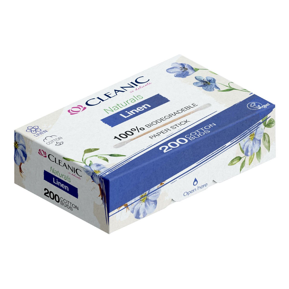 Cleanic Naturals Linen Patyczki higieniczne 200szt.