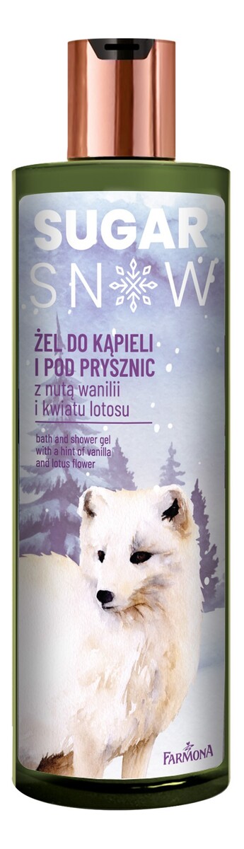 Żel do kąpieli i pod prysznic z nutą wanilii i kwiatu lotosu