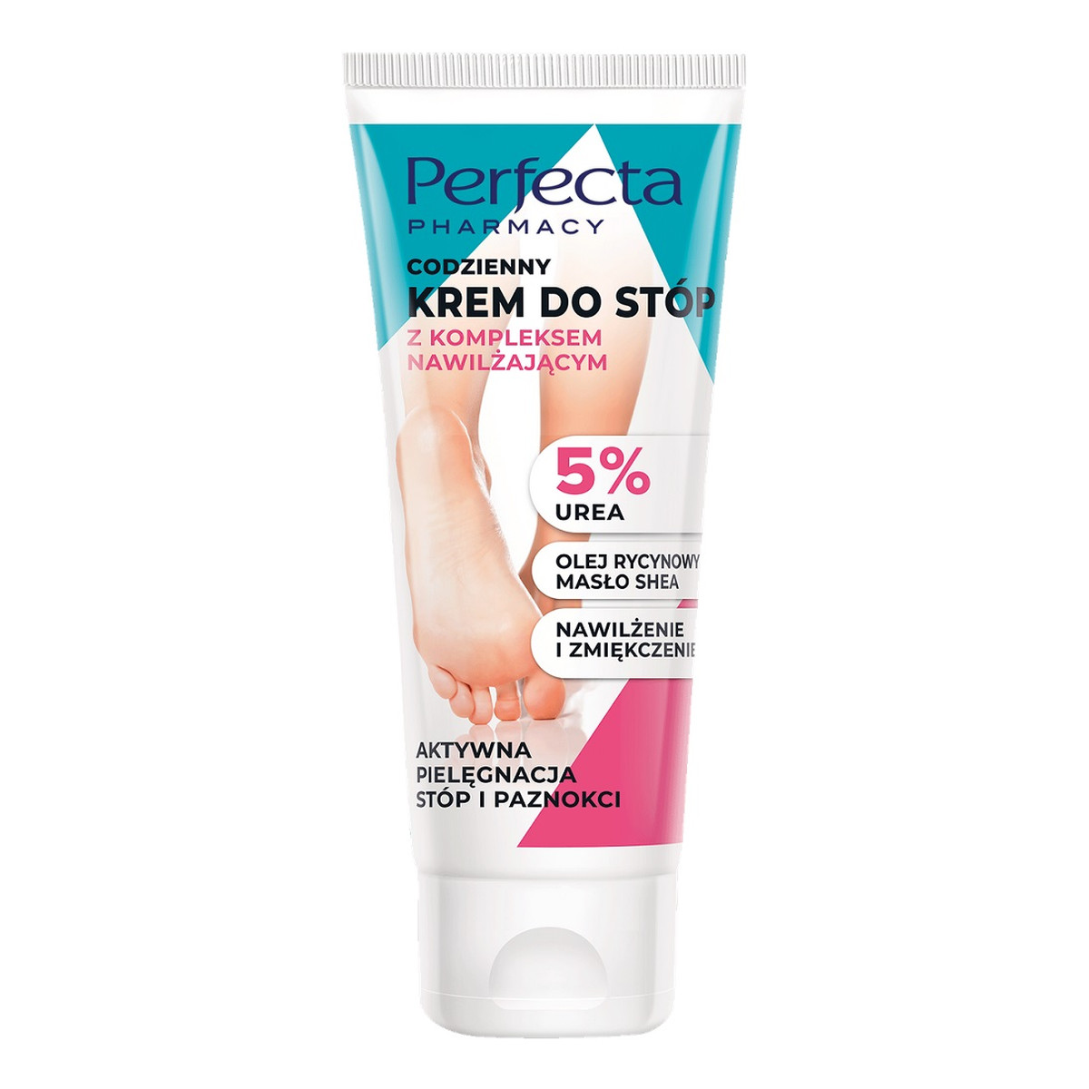 Perfecta Pharmacy codzienny Krem do stóp z kompleksem nawilżającym 5% urea 80ml