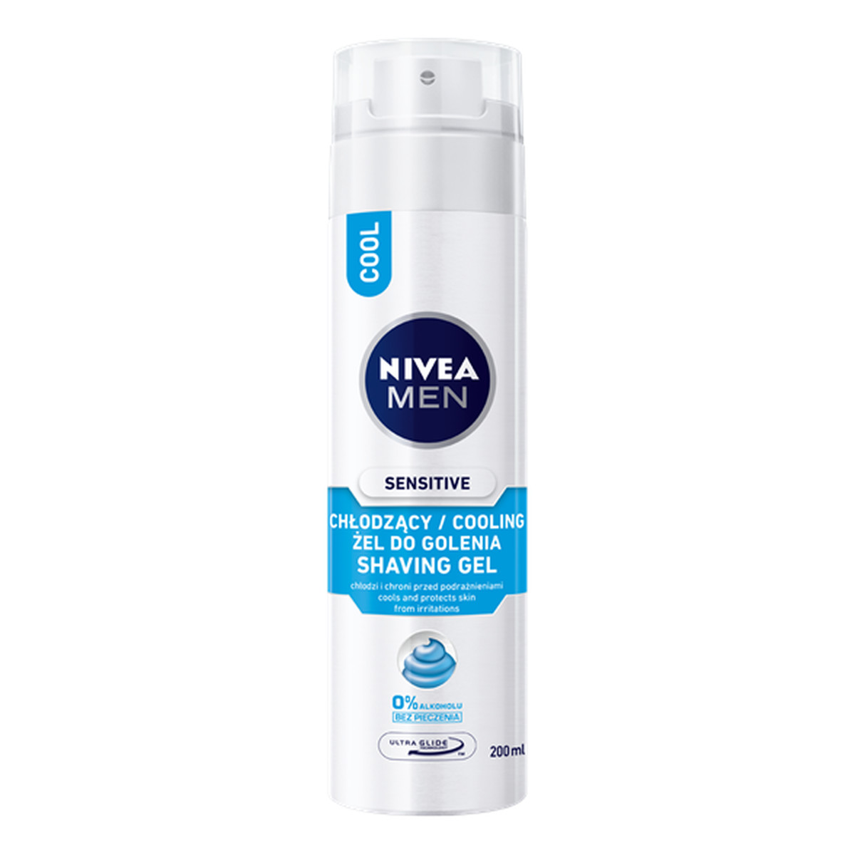 Nivea Sensitive Men Chłodzący Żel Do Golenia 200ml