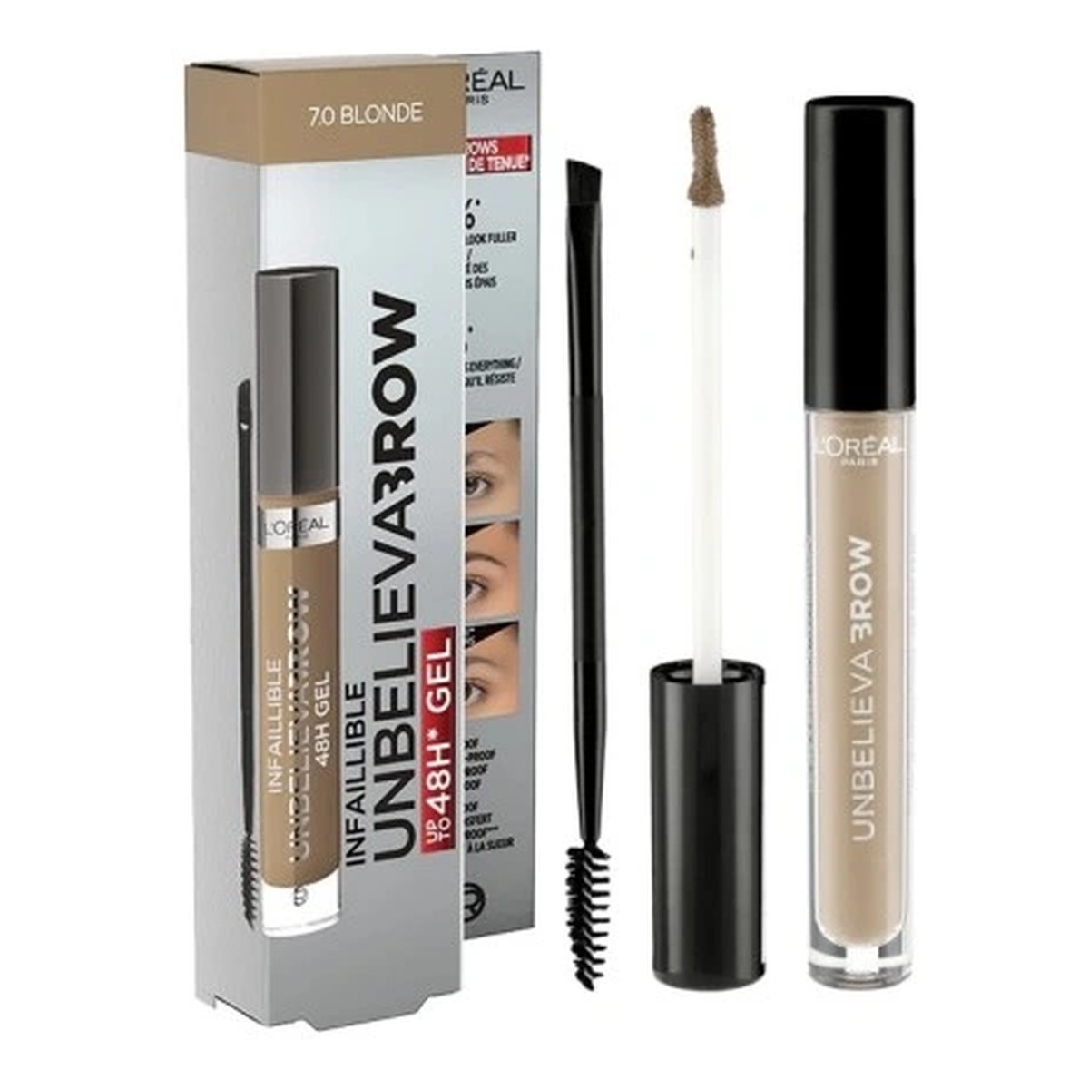 L'Oreal Paris Unbelieva Brow Wodoodporny żel do brwi 3ml