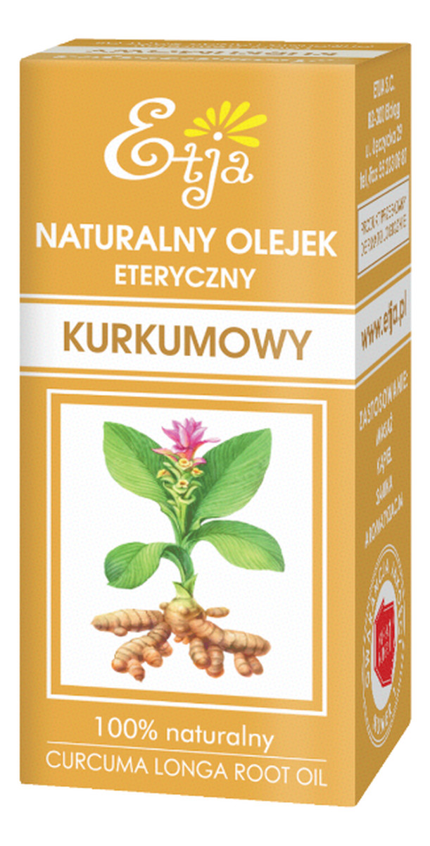 Naturalny Olejek Eteryczny Kurkumowy