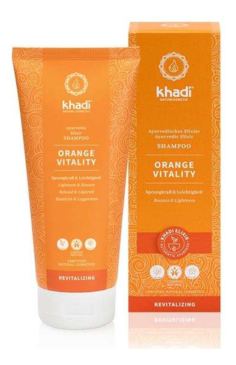 Rewitalizujący szampon do włosów – Pomarańcza